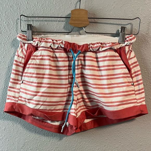 lululemon athletica Pants - Lululemon Red Stripe Board Shorts 3”